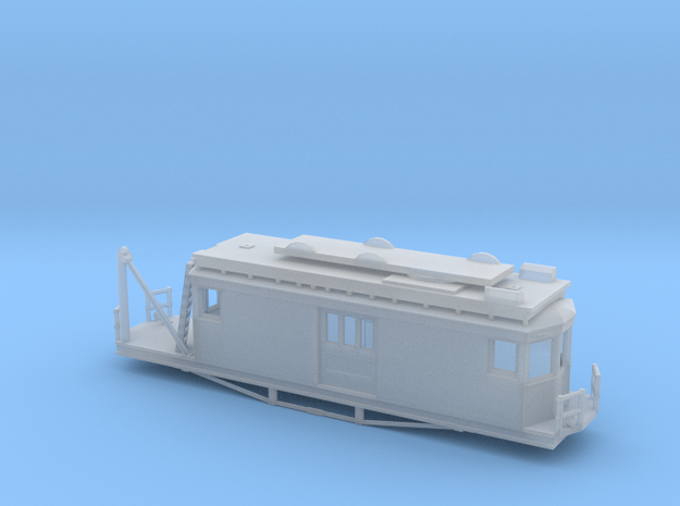 N Scale CNSM 604 line car in Clear Ultra Fine Detail Plastic