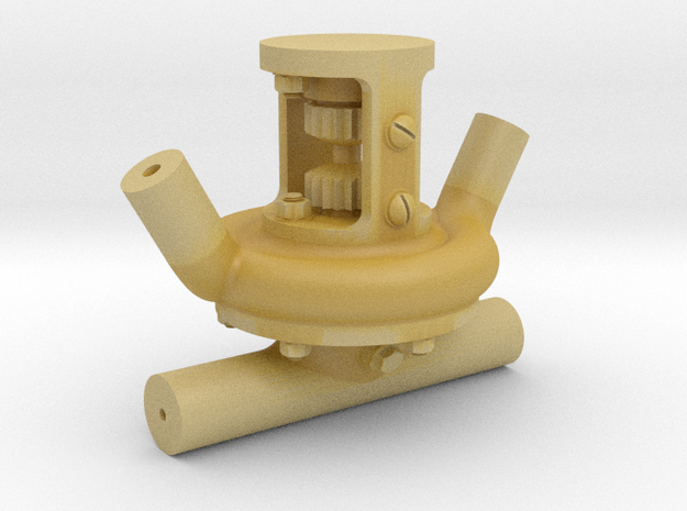 1:8 Hispano-Suiza 8 Water Pump in Tan Fine Detail Plastic