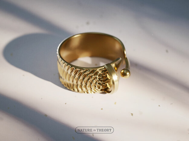 Wave-Particle Duality ✦ Wrap Ring ✦ Sizes 5-7.5 in Polished Brass: 5 / 49