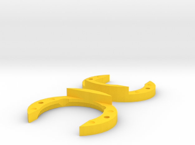 Item D-27 (Strapping Ring for Large MMF system) in Yellow Processed Versatile Plastic