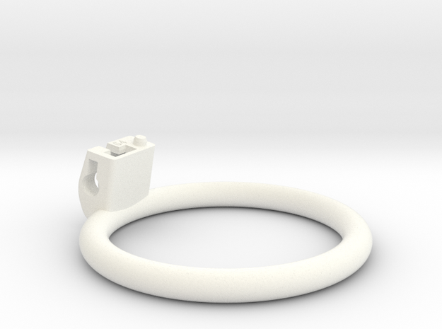 Cherry Keeper Ring G2 - 64mm Flat in White Processed Versatile Plastic