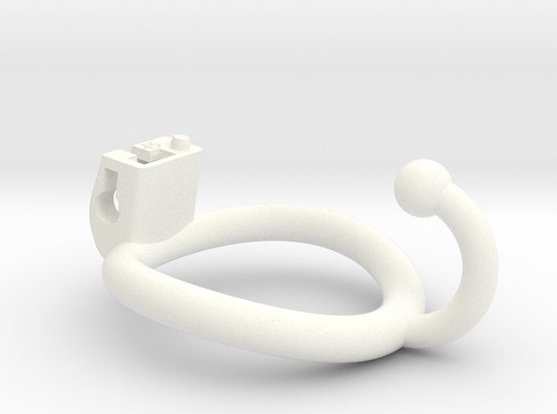Cherry Keeper Ring G2 - 45mm Ball Hook in White Processed Versatile Plastic