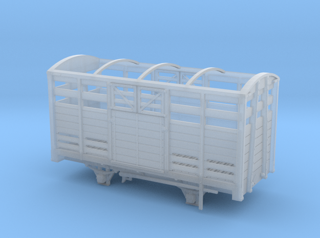 W&L Cattle Van Body - GWR Rebuilt in Tan Fine Detail Plastic