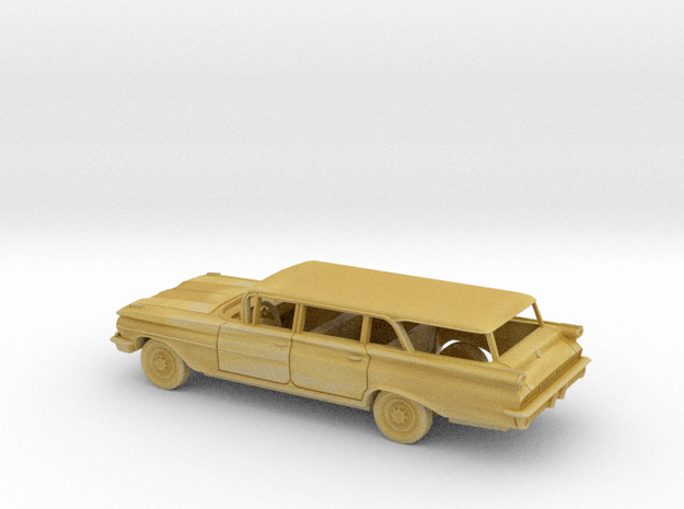 1/160 1959 Oldsmobile 88 Station Wagon Kit in Tan Fine Detail Plastic