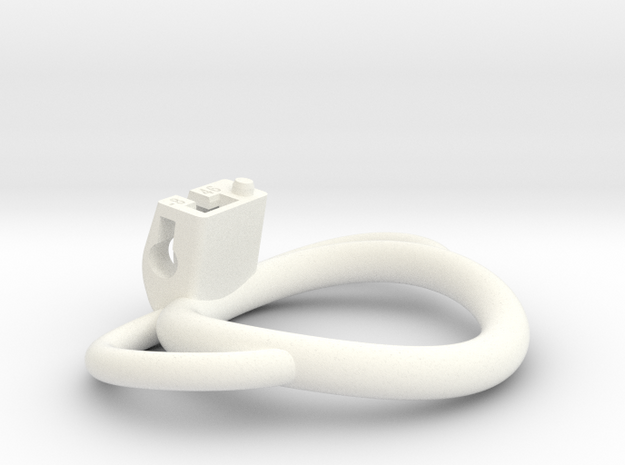 Cherry Keeper Ring G2 - 46mm -8° Handles in White Processed Versatile Plastic