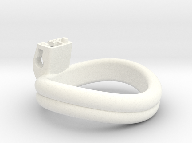 Cherry Keeper Ring G2 - 53x50mm Double -6° ~51.5mm in White Processed Versatile Plastic