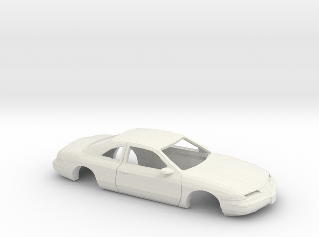 1/43 1993-96 Lincoln Mark VIII Shell in White Natural Versatile Plastic