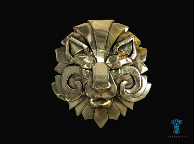 Dota 2 - Medallion of Courage I in Polished Brass