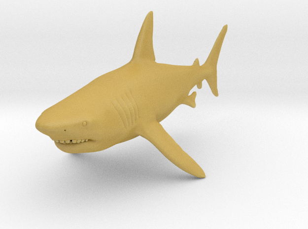 Hunter Shark in Tan Fine Detail Plastic