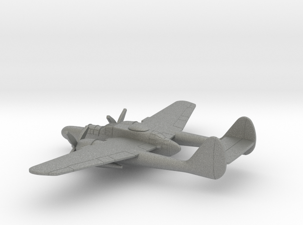 Northrop P-61 (w/o landing gears) in Gray PA12: 6mm