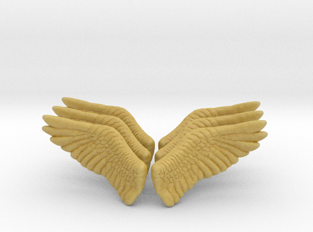 Raven Beak Wings 1/144 scale miniature models set3 in Tan Fine Detail Plastic