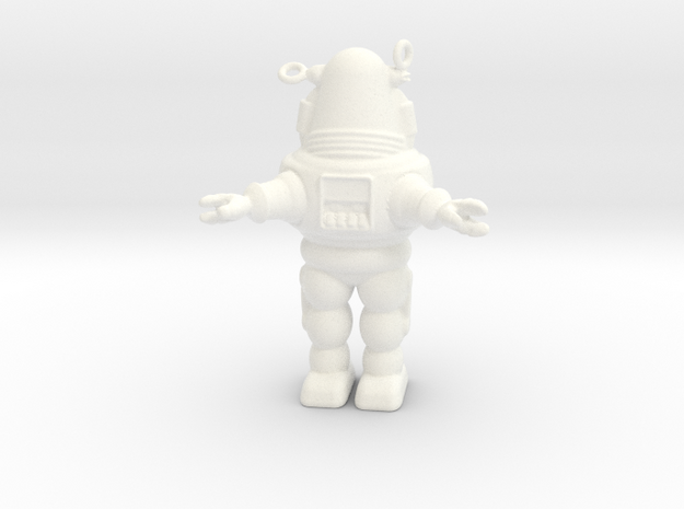 Robby - 1.24 scale in White Processed Versatile Plastic