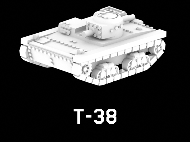 T-38 in White Natural Versatile Plastic: 1:220 - Z
