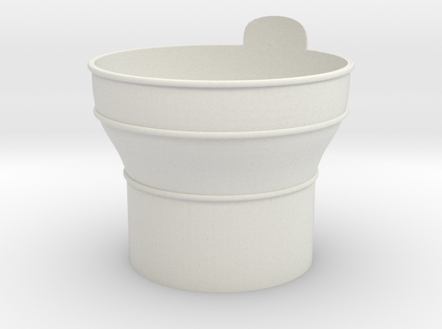1/16 USS PCF Dual MG Tub in White Natural Versatile Plastic