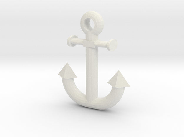anchor in White Natural Versatile Plastic