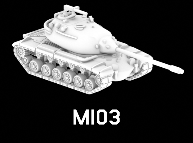 M103 in White Natural Versatile Plastic: 1:220 - Z