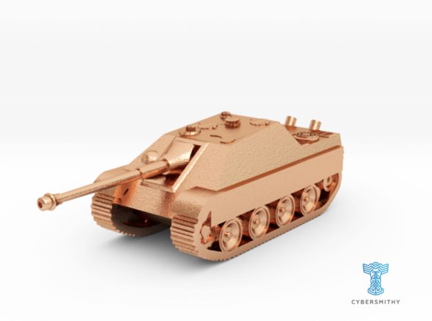 Tank - Jagdpanther - size Small in Polished Bronze