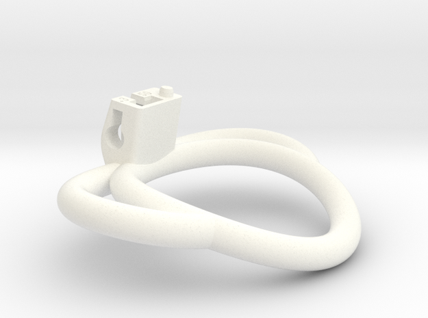 Cherry Keeper Ring G2 - 50mm +3° Handles in White Processed Versatile Plastic
