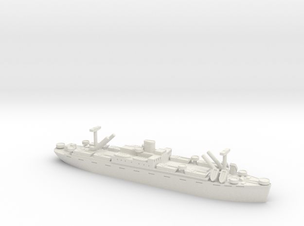 HMS Empire Battleaxe 1/1800 in White Natural Versatile Plastic