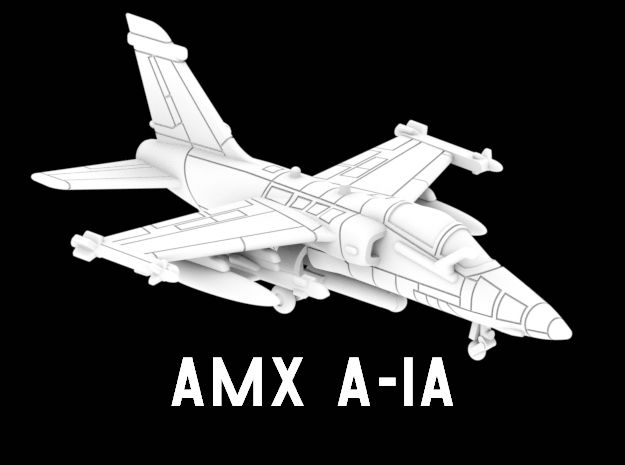 AMX A-1A (Loaded) in White Natural Versatile Plastic: 1:220 - Z