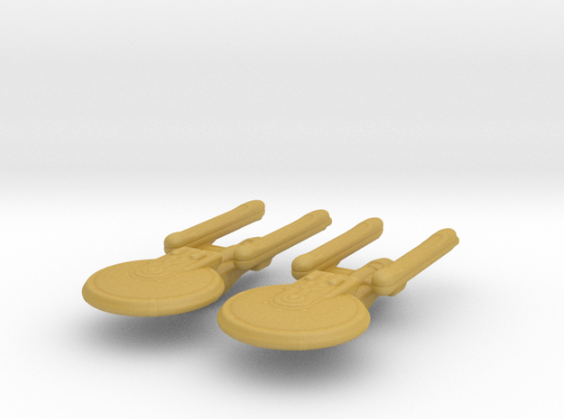 Excelsior Class (NCC-2000 Type) 1/20000 x2 in Tan Fine Detail Plastic
