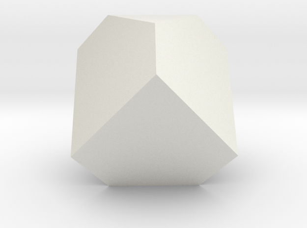 07. Durer's Solid - 1in in White Natural Versatile Plastic
