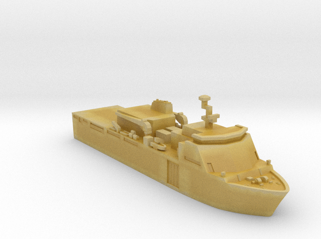 Chilean Amphibious and Military Transport B 1:1250 in Tan Fine Detail Plastic