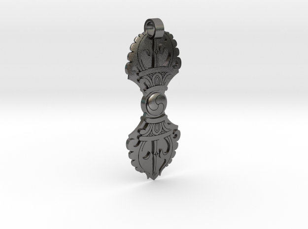 Vajra Pendant in Processed Stainless Steel 316L (BJT)