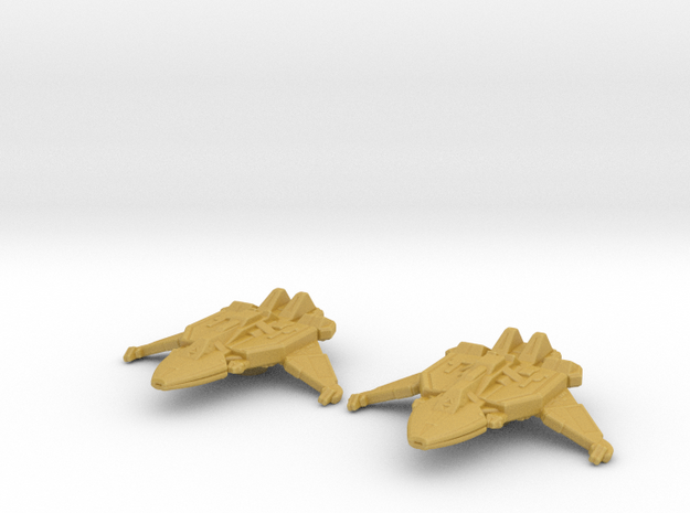Maquis Fighter 1/1400 Attack Wing x2 in Tan Fine Detail Plastic