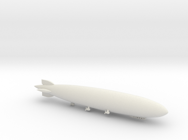 1/700 Scale USS Los Angeles Airship in White Natural Versatile Plastic