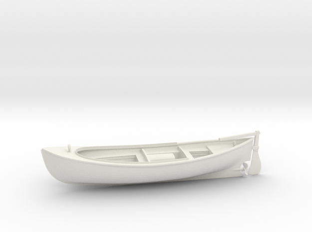  1/35 USN 26-foot Motor whaleboat in White Natural Versatile Plastic