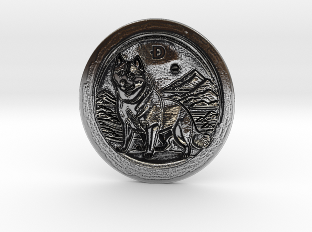 NON OFFICIAL DOGGO-CURRENCY in Antique Silver