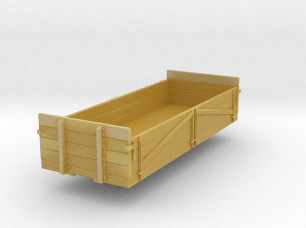 Beet wagon  in Tan Fine Detail Plastic: 1:87 - HO