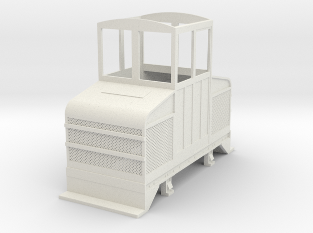 O9 Milwaukee A Class Gasoline Locomotive in White Natural Versatile Plastic