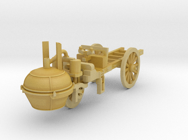 Steam Car 1769 - 1:160 in Tan Fine Detail Plastic: 1:160 - N