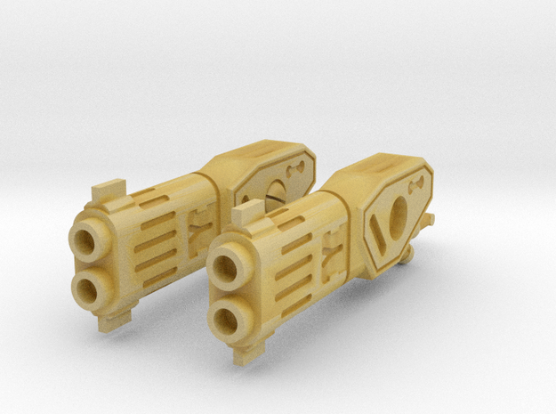 TF-G2b D-Fuser Blaster - Side Mount in Tan Fine Detail Plastic: d00