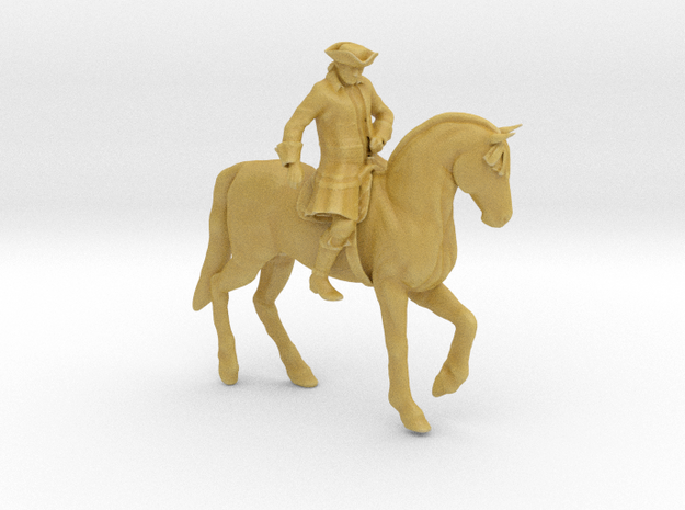 Paul Revere's Midnight Ride in Clear Ultra Fine Detail Plastic: 1:64 - S