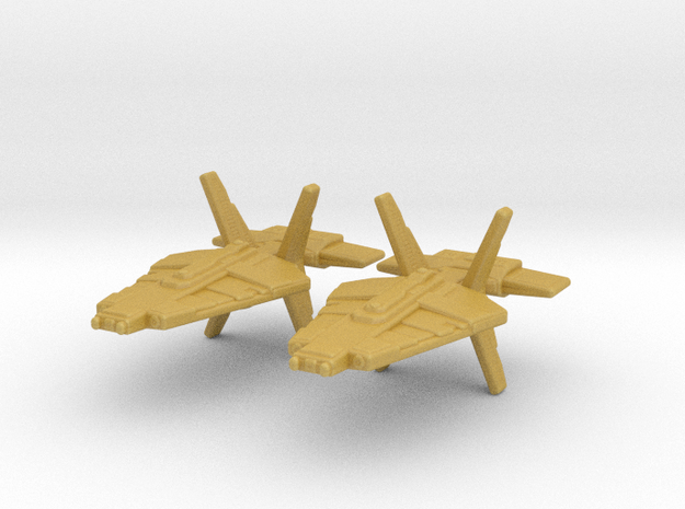 Talarian Warship 1/7000 Attack Wing x2 in Tan Fine Detail Plastic