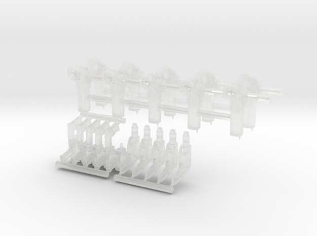 1/35 Power Tool Set in Clear Ultra Fine Detail Plastic