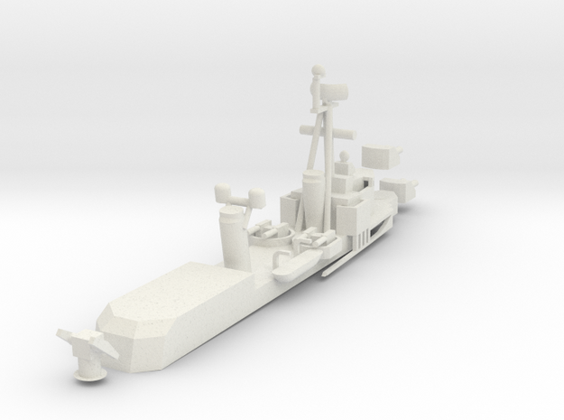 1/500 Scale USS Gyatt DDG-1 Upper Works in White Natural Versatile Plastic