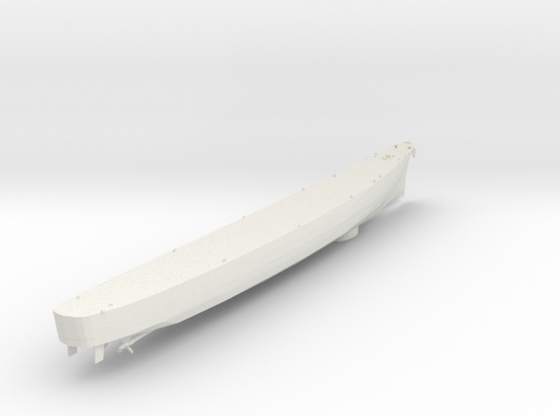 1/500 Scale Sumner Class Hull in White Natural Versatile Plastic