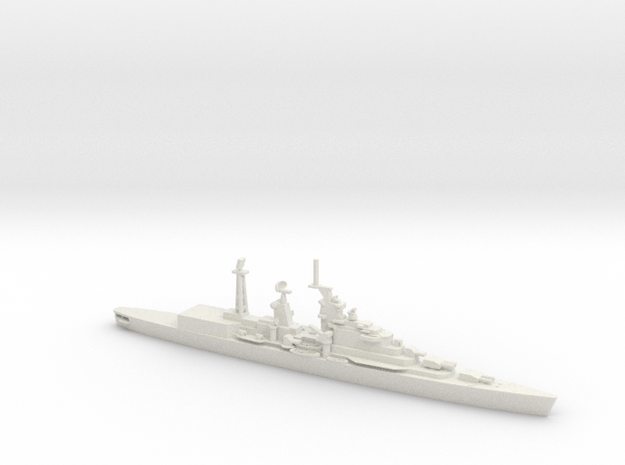 1/700 Scale Peruvian Cruiser Aguire in White Natural Versatile Plastic