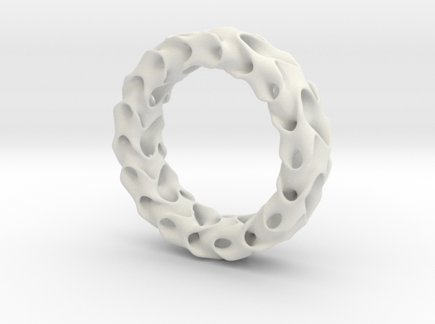 Gyroid No.2 in White Natural Versatile Plastic