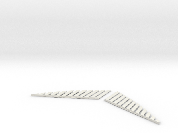 Land of the Giants - Spindrift Front Ribs in White Natural Versatile Plastic