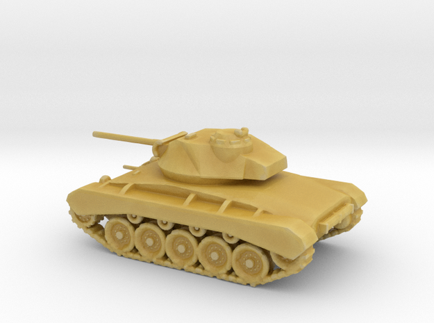1/160 Scale M24 Chaffee Tank in Tan Fine Detail Plastic