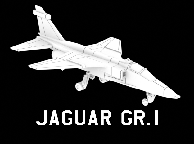 Jaguar GR.1 (Clean) in White Natural Versatile Plastic: 1:220 - Z