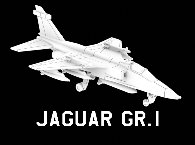 Jaguar GR.1 (Loaded) in White Natural Versatile Plastic: 1:220 - Z