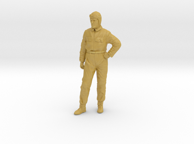 race car driver of the thirties-1/32 in Tan Fine Detail Plastic