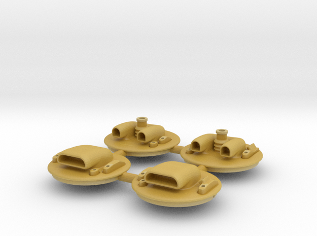 1/25 Stinger Brake Vents in Tan Fine Detail Plastic