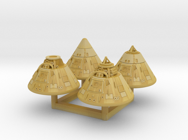 052I Apollo CM - set of 4 - 1/350  in Tan Fine Detail Plastic